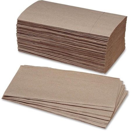 SPRICHARDS Single Fold Paper Towels, Kraft 8540002627178